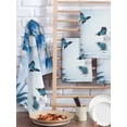 thumbnail image 2 of Blue White Floral Kitchen Dish Towels for Drying Dishes Set of 4, Ombre Tulips Modern Art Spring Waffle Weave Microfiber Hand Tea Bathroom Towels Quick Dry & Absorbent Towel 15.7x23.6, 2 of 7