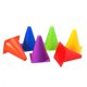 thumbnail image 2 of 6 piezas de conos de plástico multiusos de colores surtidos, equipo de entrenamiento deportivo para educación física, conos de tráfico para entrenamiento de fútbol UGG, 2 of 3