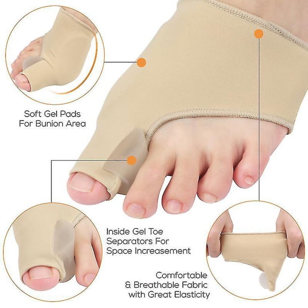 Corrector de juanete YONGSHENG Kit para aliviar el dolor alisador ortopédico del dedo gordo del pie separador