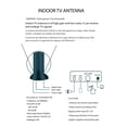 thumbnail image 4 of Audiobox ANT-400 Amplified Indoor Antenna for Optimal Signal Capture for UHF, VHF, and FM Frequencies, 4 of 5