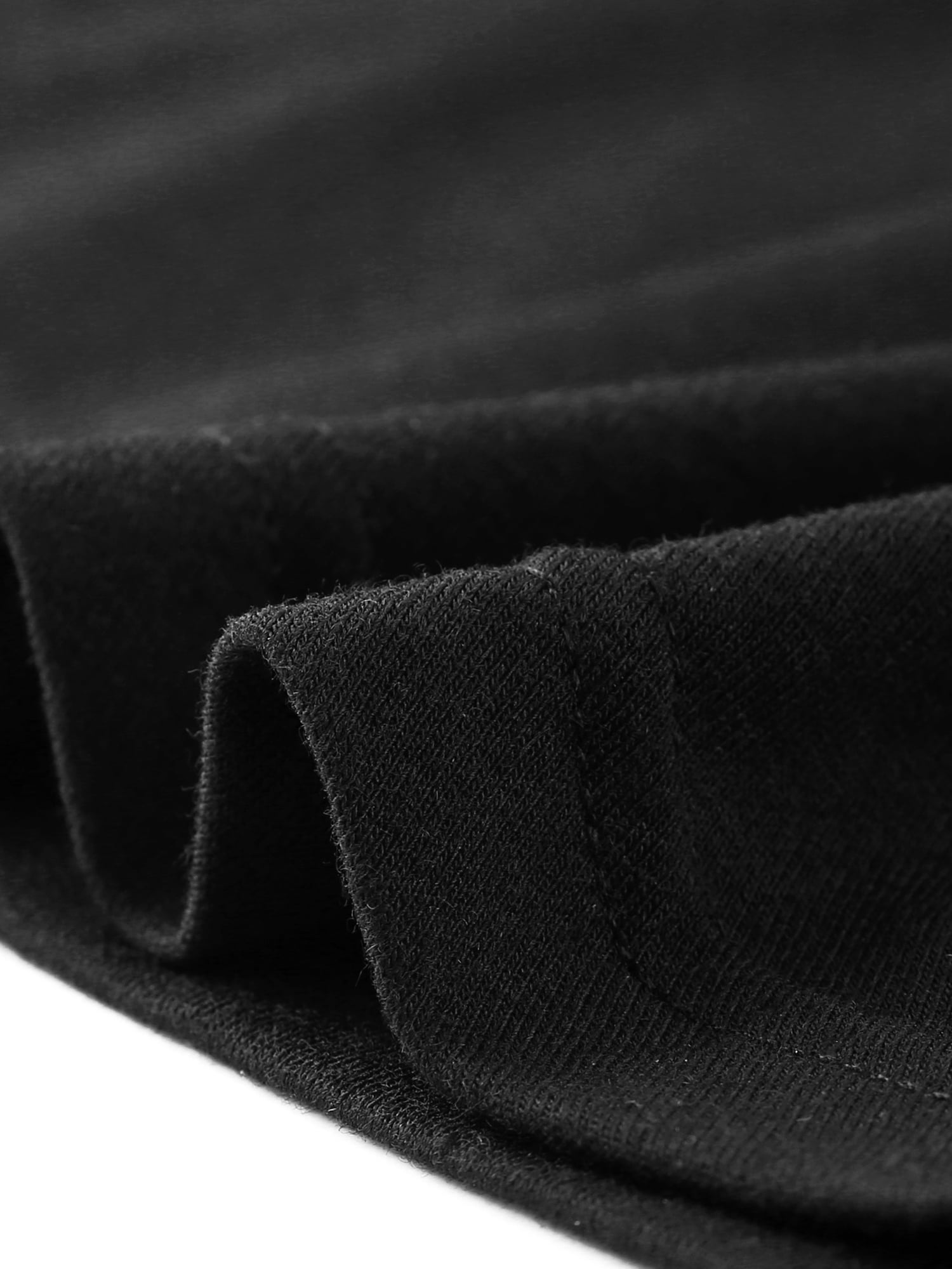 DARING DIVA Women's Cowl Neck Ruched Short Sleeve Tops with Button Decor S Black