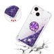 thumbnail image 5 of Funda para iPhone 15 con Brillo Líquido Flotante, Purpurina, Parachoques y Anillo Giratorio Soporte, 5 of 5