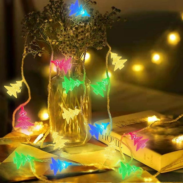 Christmas Tree String Lights,Colorful Fairy Lights 6 Decorative String Lights Colorful Fairy Lights Masterfully Created
