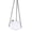 ZB White, variant on Hanging Bird Bath for Outside, 16 Inch Metal BirdBath Bowl, Hummingbird Hanging Bird Feeder for Outdoor Garden Yard Patio Decor
