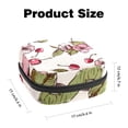 thumbnail image 2 of Cute Cherry and Flowers Pattern Sanitary Napkin Storage Bag, Zipper Menstrual Cup Pouch Feminine Menstruation First Period Pads Holder for Girls Women Ladies, 2 of 6