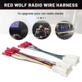 thumbnail image 4 of Arnés de cableado de radio de coche RED WOLF para Toyota 4Runner Camry, 4 of 7