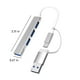 thumbnail image 3 of onlyliua Oferta Por Tiempo Limitado Extensiones de Miniconcentrador Usb, Concentrador Usb 3.0 En 4 Terminales, Concentrador 2.0, Usb Adaptable, Concentrador En Datos Portátil Delgado, Divisor Usb En, 3 of 7