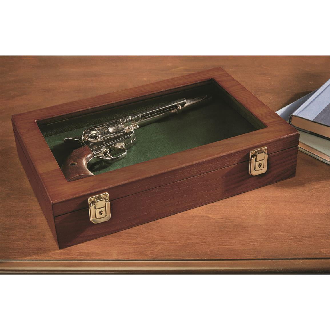 CASTLECREEK Handgun Display Case Oak