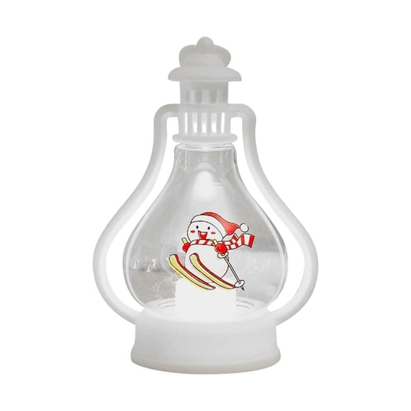 Fridja Christmas Lantern Christmas Ornaments LED Lights Children's Hand Lamps Window Ornaments