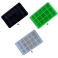 thumbnail image 4 of Cateissary Molde de silicona para cubitos de hielo, portátil, 15 rejillas, reutilizable, lavable, repuesto para cocina, pudín Rectangular, Cocina y Comedor Claro, 4 of 6