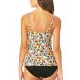 thumbnail image 2 of Anne Cole Women's Ditsy Floral-Print Underwire Tankini Top Swimsuit Black Size 32C, 2 of 2
