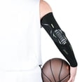 thumbnail image 3 of Elbow Pads Elbow Brace,1 Pair Padded Arm Sleeves Basketball Shooter Sleeves Collision Avoidance Elbow Pad for Basketball Football Volleyball Baseball Cycling, 3 of 8