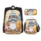 thumbnail image 1 of Disketp Hello Summer Cute Gnome Mochila Estampada de Gran Capacidad con Lonchera y Estuche, Set de 3 Piezas para Estudiantes, 1 of 7