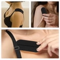 thumbnail image 3 of HAMPPLIES 8Ud Almohadillas Para De Brasier Negras De Silicona Antideslizantes Reutilizables, 3 of 8