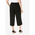 thumbnail image 2 of Woman Within Plus Size Pull-On Elastic-Waist Soft Capri, 2 of 3