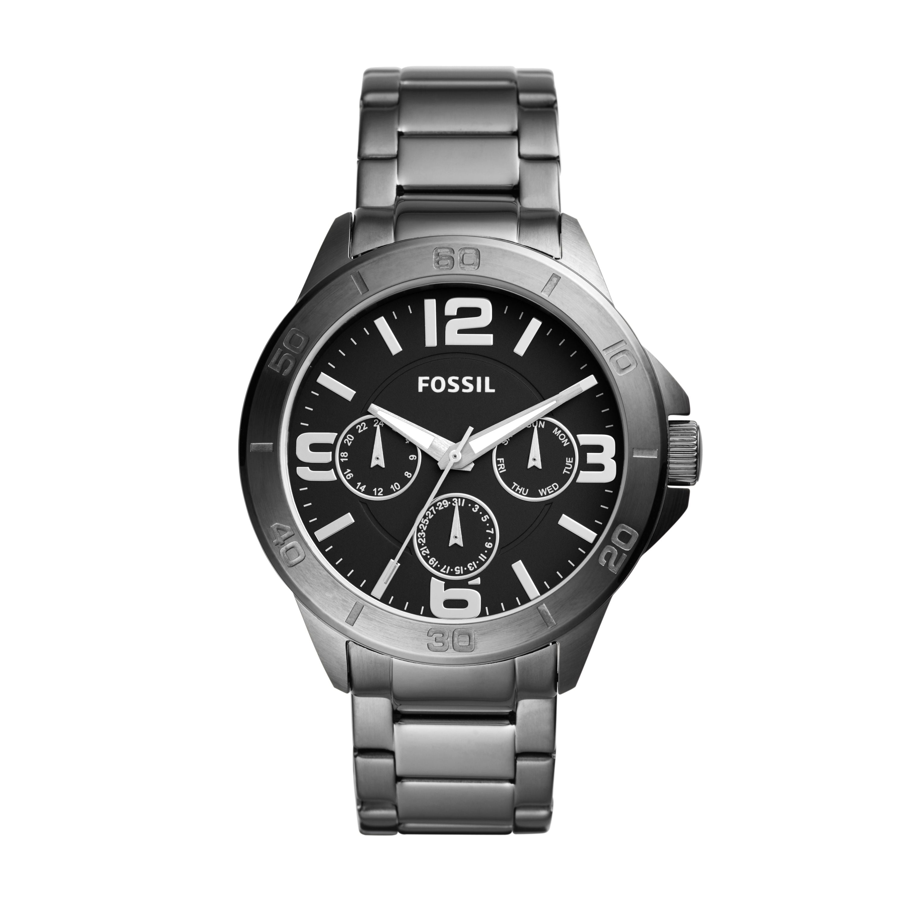 Fossil Men's Privateer Sport Smoke Stainless Steel Watch (Style: BQ2297 ...