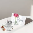 thumbnail image 3 of Mom Appreciation Plaque - Floral Butterfly Heart Decorative Grateful Acrylic Desk Decor Mothers Daughter To Mom Present Mother's Day Birthday Gift Valentine Mother Father Teachers Day 3.9x3.9 0.6, 3 of 6