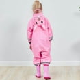 thumbnail image 3 of pitrice Imperméable Mignon Poncho de Pluie pour Enfants Imperméable Rose G, 3 of 9