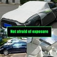 thumbnail image 6 of Large Size Cover Car Windshield Hood Rear View Mirror Sun Protector Shade F, 6 of 9