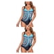 thumbnail image 3 of Toystoory La flexibilidad del poliéster se une a la moda del traje de baño Mujer 2023 Línea Transpirable Ligero Modesto Traje de baño Mujeres Type10 NO10, 3 of 6