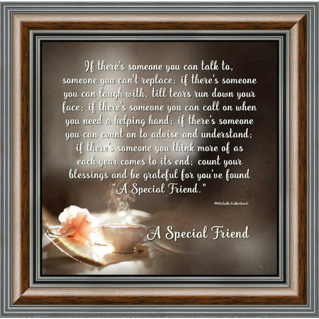 A Special Friend, Poem about Friendship, Thank You to My Best Friend Picture Frame, 10x10 (Best Frames For High Myopia)