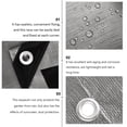 thumbnail image 3 of SHOWERORO 1Pcs Waterproof Garden Leaf Tarps Silver PE Rainproof Cover for General Users, 3 of 8
