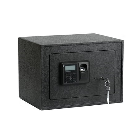 KARMAS PRODUCT Biometric Safe Box with Fingerprint Access Solid Steel Security Lock Box for Wall, Floor or Cabinet, Digital Safes for Jewelry,Money, Handgun, Pistol, Valuables, 0.5 Cubic (Best Handgun Safe For The Money)
