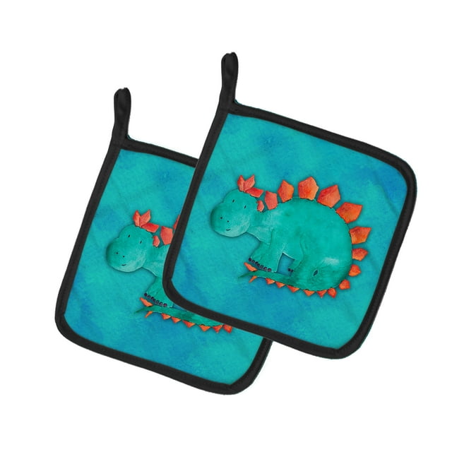 Carolines Treasures BB7399PTHD Stegosaurus Aquarelle Paire de Porte-Pots