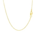 thumbnail image 3 of ARAIYA JEWELRY 14K Yellow Gold 1.02 mm Round Cable Link Chain 18'' for Women, 3 of 6