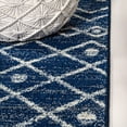 thumbnail image 4 of JONATHAN Y MOROCCAN HYPE 5 x 8 Area Rug, Aksil Moroccan Beni Souk - Navy/Cream, MOH208G-5, 4 of 8