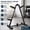 Black-, variant on Weight Plate Rack with Wheels, Vertical Storage Stand for 2-Inch Standard Plates, 1000 lbs Capacity Gym Barbell Holder