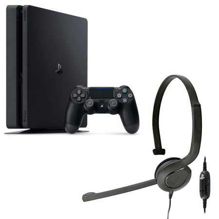 Sony PlayStation 4 1TB Slim Gaming Console with Bonus Chat Headset