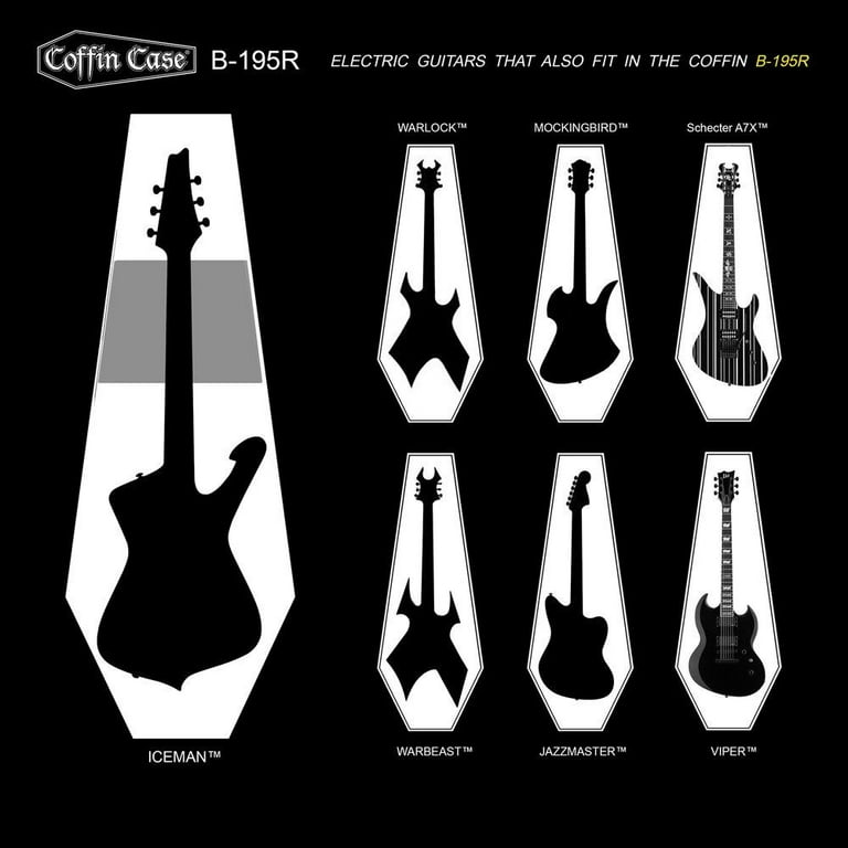 Coffin Case Bass Guitar Coffin Case Black Black Walmart