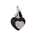 thumbnail image 1 of Decorations Key Daily Use Heart Keyring premium lint Multifunctional Girl Accessories DIY Case Crafts Exquisite Women Pendent Black Large Size, 1 of 6
