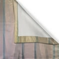 thumbnail image 3 of Modern Kitchen Curtains, Earth Toned Fractured Zig Zag Dimensions Horizontal Lines Flat Type Art Print, Two Panels Drapes with Rod Pocket Room Decor, 55" X 45", Taupe Teal, by Ambesonne, 3 of 3