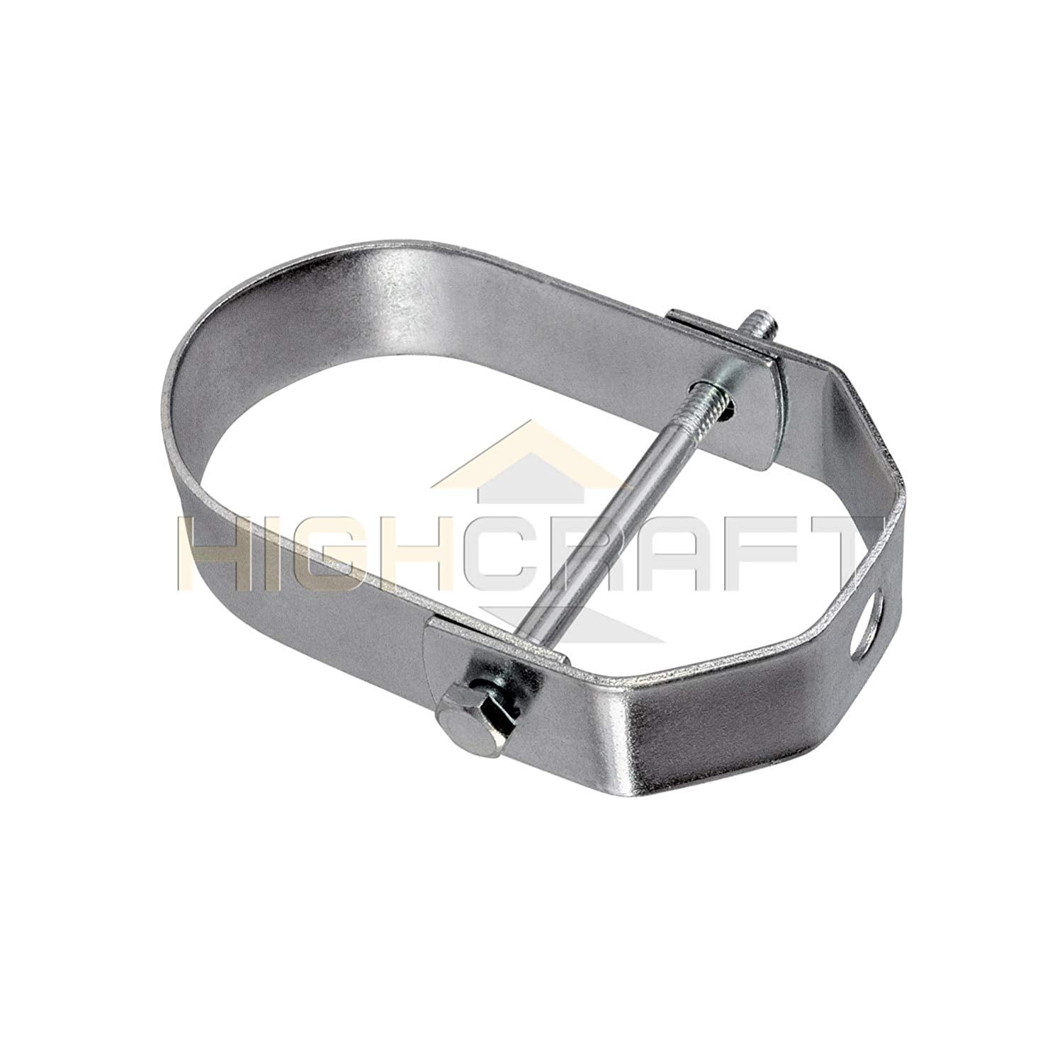 Highcraft 16 in. Clevis Hanger for Vertical Pipe Support in Standard Electro Galvanized Steel (5-Pack)
