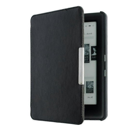KOBO GLO HD 6.0 Inch E-Reader Magnetic Auto Sleep Case Ultra-Thin Hard Case (Black)