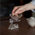 thumbnail image 4 of Juego de tetera Sunnimix Decoración pa té Acero inoxidable Resistente al calor de borosilicato Infusor de tetera de taza de té, 4 of 8