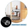 thumbnail image 3 of HONMEET 100Pcs Mirror Mounting Clips for Secure Mirrors Furniture Installation Transparent Plastic, 3 of 7