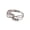 04 White K 0096, variant on Stylish Spinner Rings for Women Anxieties Relief Rotating Beads Adjustable Open Rings Daily Wear Jewelry Piece