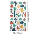 thumbnail image 3 of dinapents 75x150cm Beach Towel - Extra Large Turkish Square Print Microfiber Multi-Purpose Sandproof Sarong Mat, 3 of 3