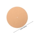 thumbnail image 2 of CTIRCHIU Slipmat for Turntable Cork Round with Record Protection 1Set, 2 of 6