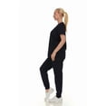 thumbnail image 2 of HEAL+WEAR Soft Stretch Scrub Set 4-Way Stretch V-Neck Top & Cargo Jogger Pants for Women, 2 of 6