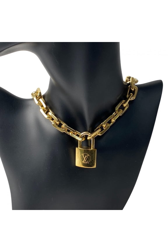 Pre-Owned Louis Vuitton Men's Collier LV Edge Cadena Necklace MP2993