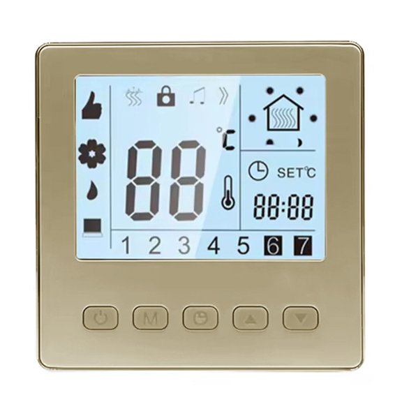 Smart Digital Thermostat with Programmable Timer for Temperature Control