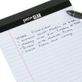 thumbnail image 3 of Pen+Gear Narrow Ruled Heavyweight Junior Legal Pads, 5"x8", White Paper, 50 Sheets Each, 100 Pages, 6 Pack, 3 of 6
