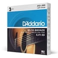 thumbnail image 1 of D&acirc;??Addario Guitar Strings - Acoustic Guitar Strings - 80/20 Bronze - For 6 String Guitar - Deep, Bright, Projecting Tone - EJ11-3D -, 1 of 7