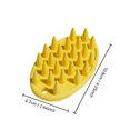 thumbnail image 2 of Pet Grooming Brush, TPR Large Size Navy Blue 1 Pack Shedding Bathing Brush for Cats and Dogs, Dual Use for Deshedding Loose Fur and Massage During Bathing Grooming at Home, 2 of 8