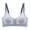 Blue, variant on Soft Wireless Light Push up Bras Comfortable No Sponge Thin Front Buckle Underwear Plus Size Gathering Support Bralettes for Women Blue 80D
