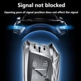 thumbnail image 4 of Zinc Alloy Key Fob Cover,Keychain,Full Protection Car Key Case for Cadillac Escalade ESV CT4 CT6 CT5 XTS XT4 XT5 Corvette C8 Smart Remote Keyless Keyshell Accessories,Silver Color,For Cadillac B, 4 of 7
